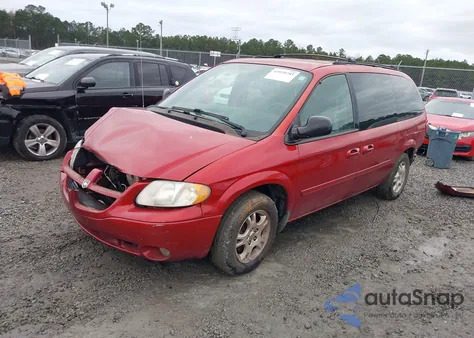 2004 Dodge Grand Caravan Ex из США, поврежденный, VIN 2D4GP74L64R620812